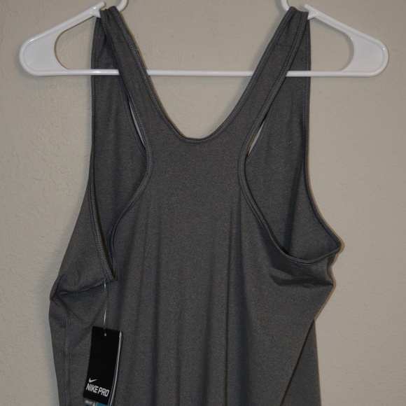 Nike Pro Dri-Fit Graphic Tank - Gray - L - Picture 3 of 4